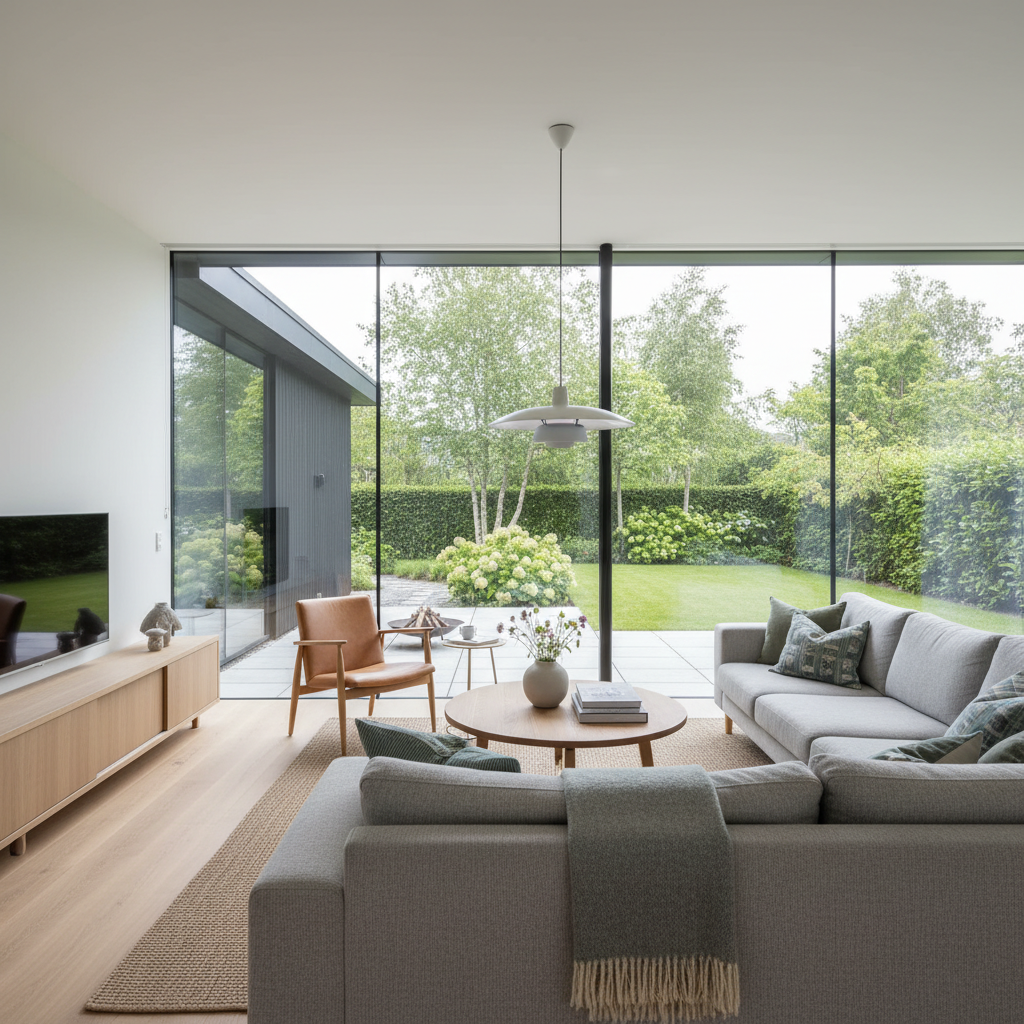 Store vinduer og vinduespartier: Guide til design, priser og valg